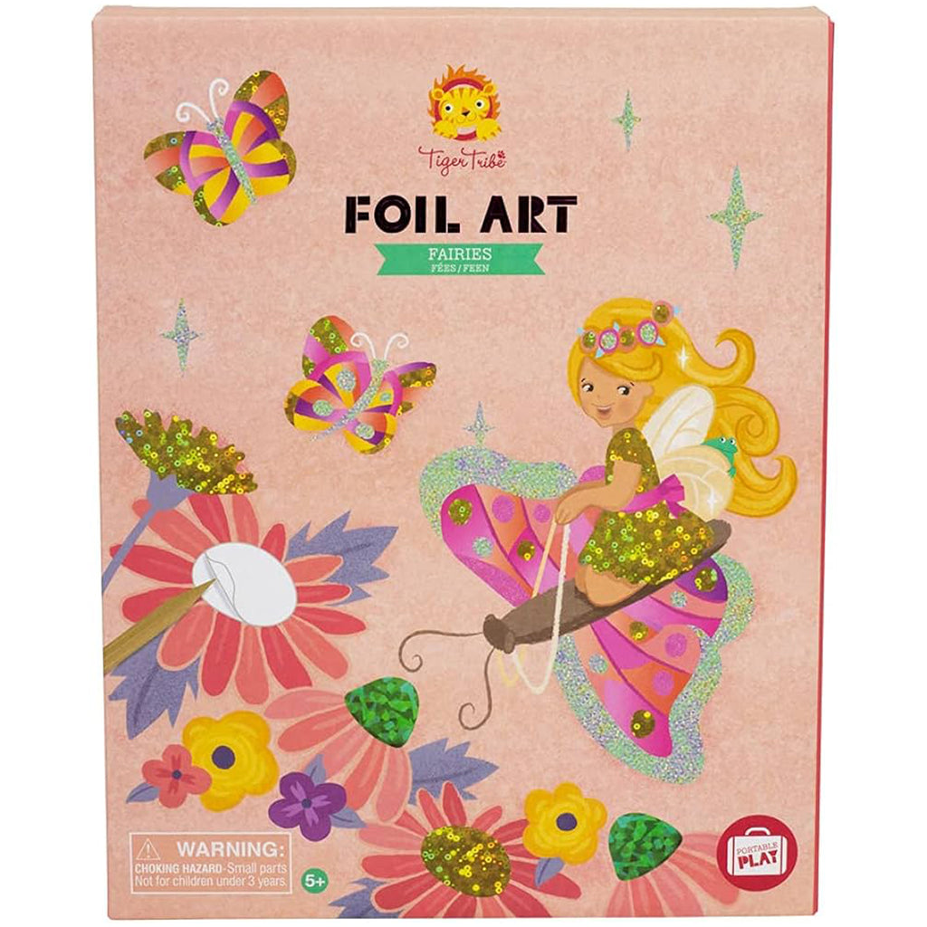 Tiger Tribe Foil Art Fairies Craft Set