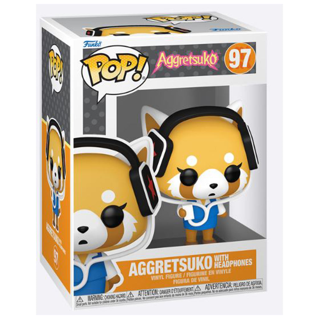 Funko Aggretsuko POP Aggretsuko With Headphones Vinyl Figure