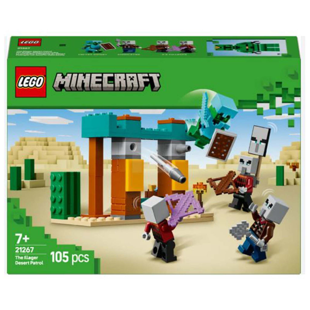 LEGO® Minecraft The Illager Desert Patrol Building Set 21267 - Radar Toys