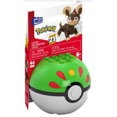 MEGA Pokemon Litleo With Friend Ball Building Set - Radar Toys