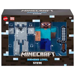 Mattel Minecraft Diamond Level Steve Figure Set - Radar Toys