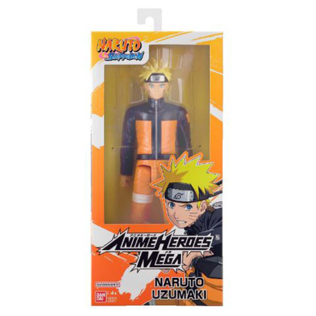 Bandai Naruto Shippuden Anime Heroes Mega Uzumaki Naruto Action Figure