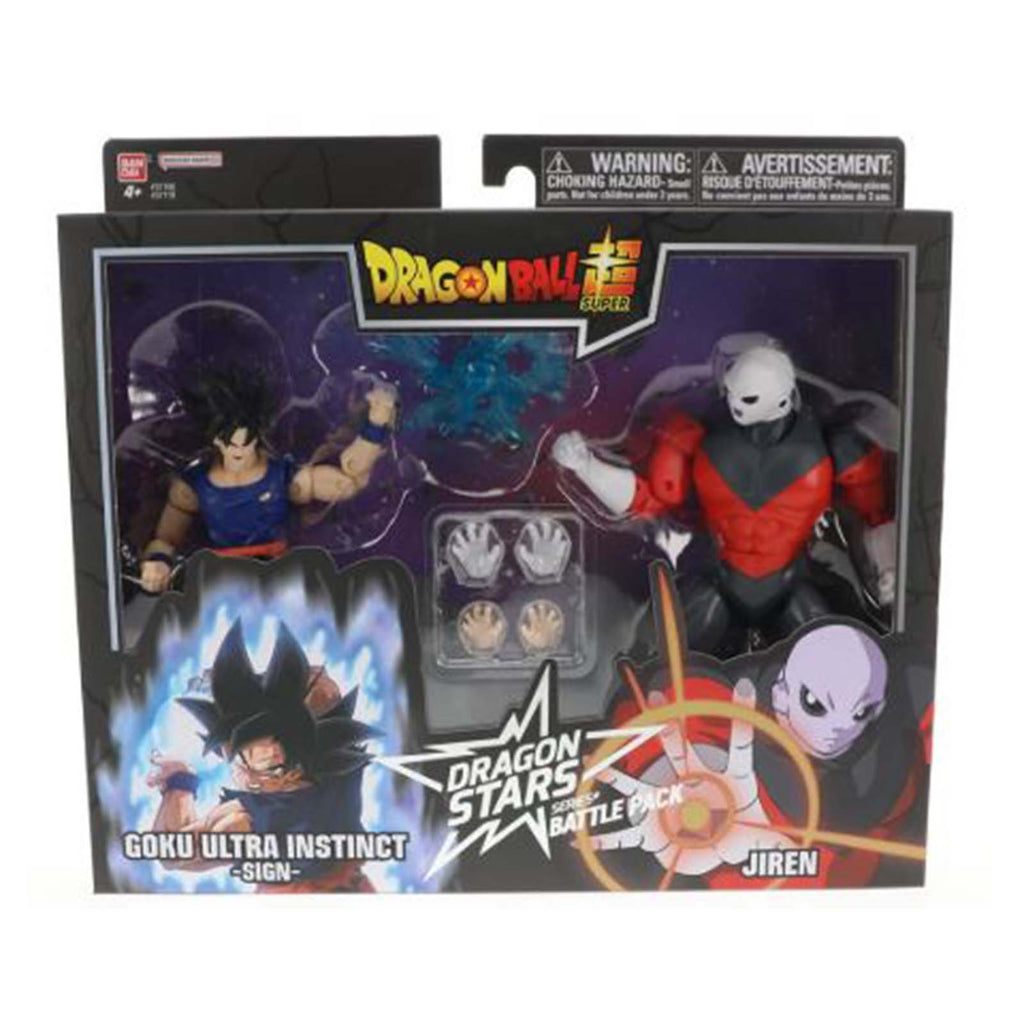 Bandai Dragon Ball Super Dragon Stars Battle Pack Goku Ultra Instinct Sign And Jiren Figure Set