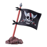 Bandai One Piece Banpresto WCF ELBAF Red Hair Pirates Flag Mini Figure