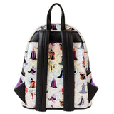 Loungefly Disney Villains Iridescent All Over Print Mini Backpack