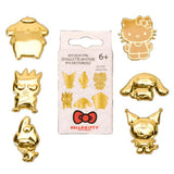 Loungefly Sanrio Hello Kitty And Friends 50th Anniversary Gold Single Blind Boxed Pin