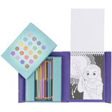 Tiger Tribe Pencil Art Metallic Blend And Shade Craft Set