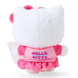 Sanrio Original Hello Kitty Rainbow Heart Dress Mascot 5 Inch Plush Keychain