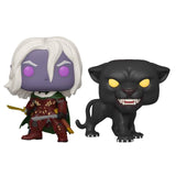 Funko Dungeons And Dragons POP Drizzt Do'Urden And Guenhwyvar Figure - Radar Toys