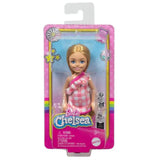 Mattel Barbie Family And Friends Club Chelsea Blonde Pink And White Dress Doll - Radar Toys