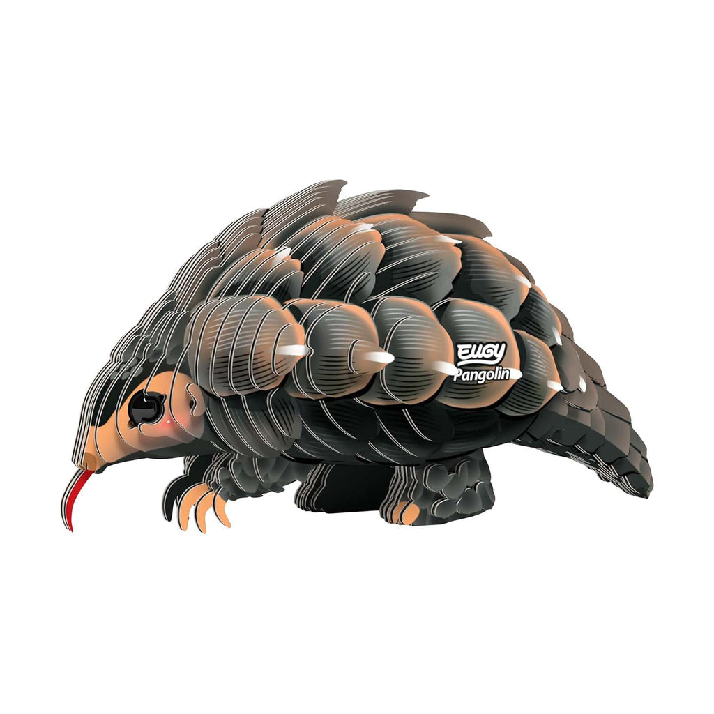 Eugy Pangolin 3D Cardboard Model Kit