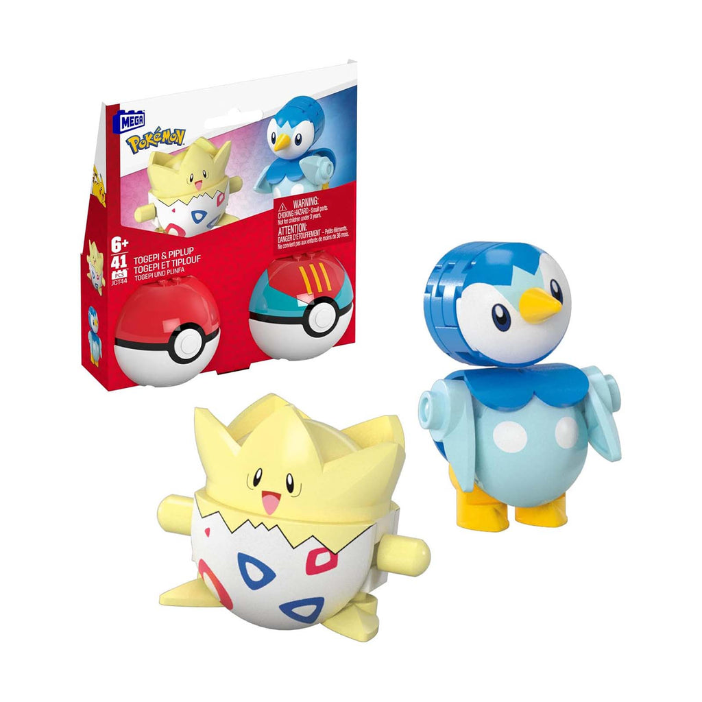 MEGA Pokemon Togepi And Piplup Building Set