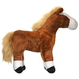 Wild Republic Cuddlekins Mini Brown Foal Standing 9 Inch Plush Figure - Radar Toys