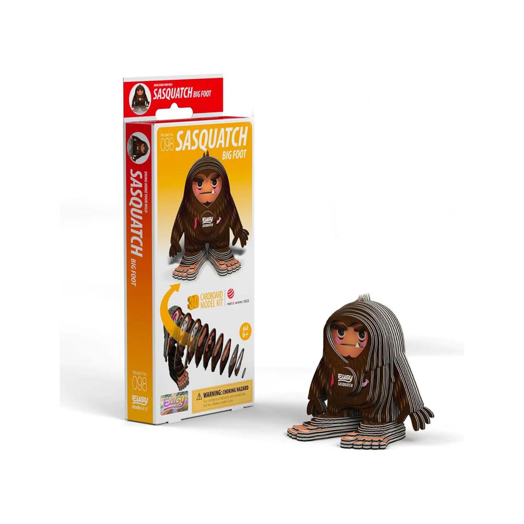 Eugy Sasquatch 3D Cardboard Model Kit