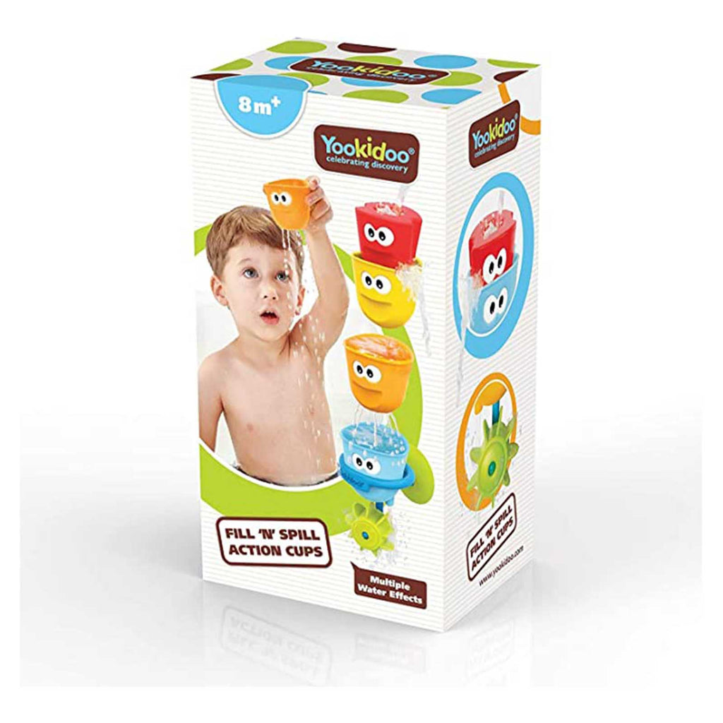 Yookidoo Fill N Spill Action Cups Play Set