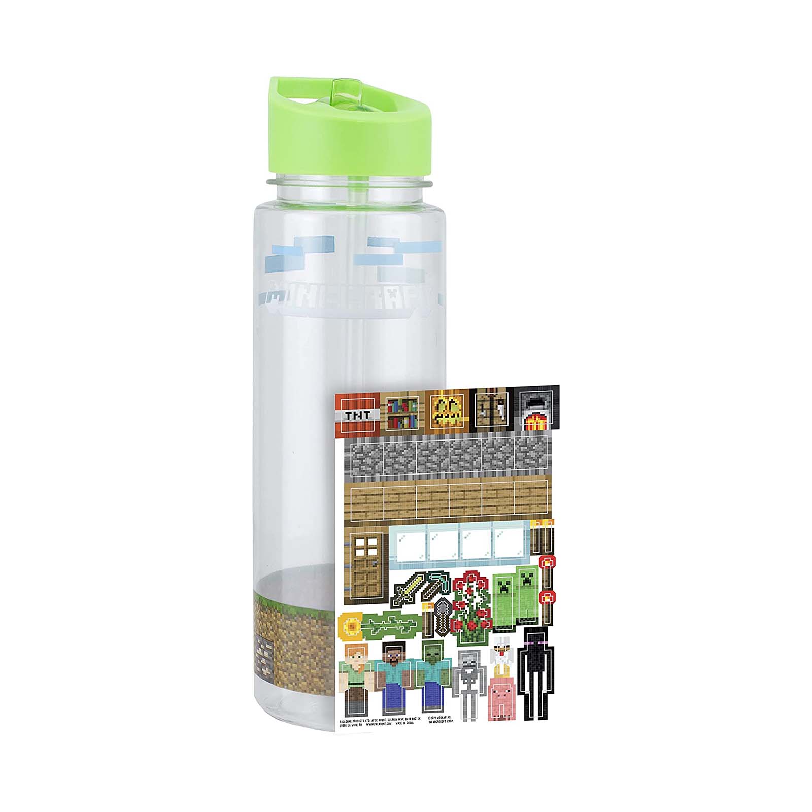 Minecraft Large Metal Water Bottle - Drinkware - Paladone Trade