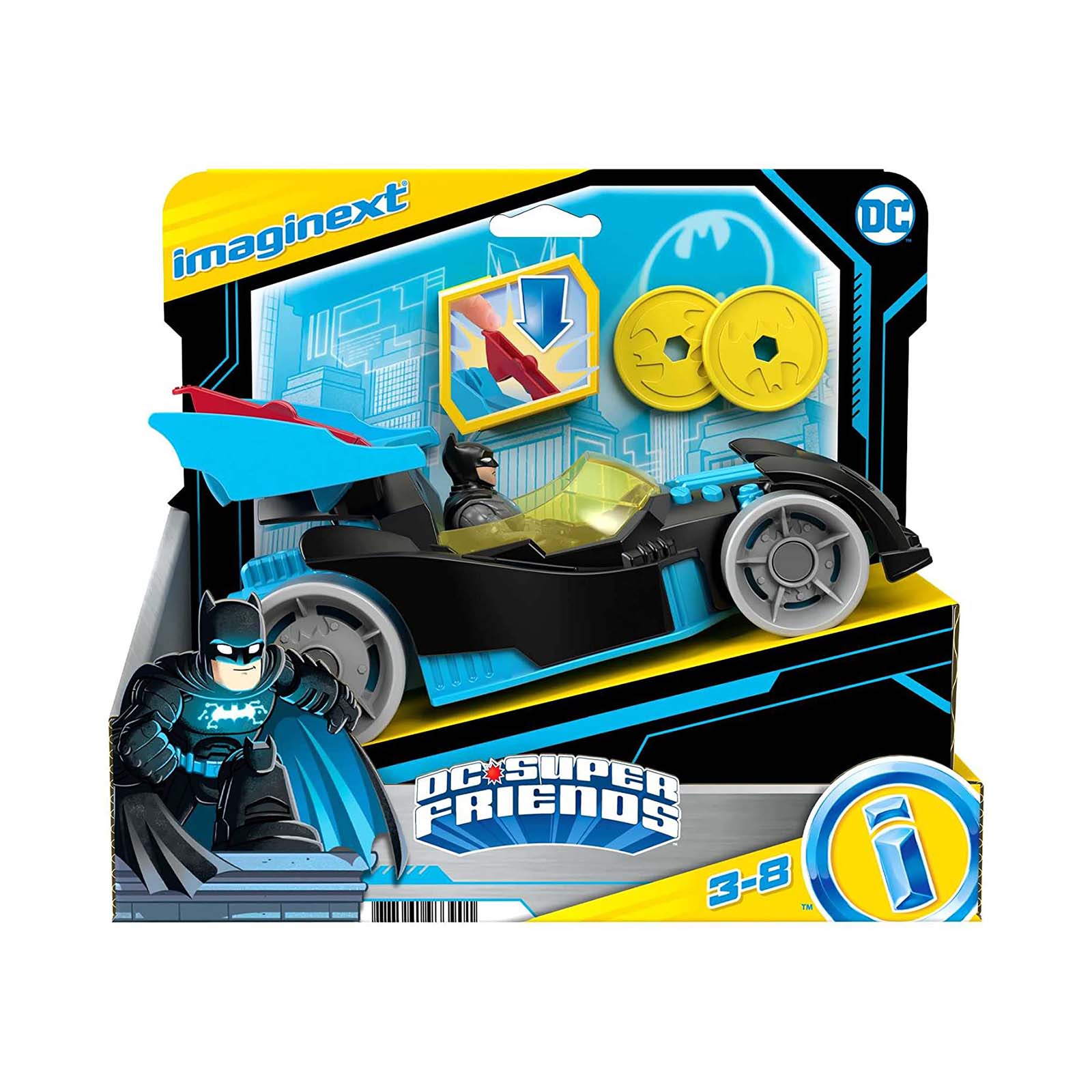 imaginext motorised batmobile