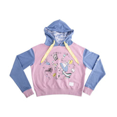 Loungefly Disney Alice Rabbit Hole Crop Hoodie Adult - Radar Toys