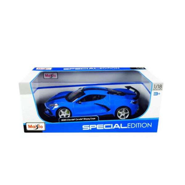 Maisto Special Edition 2020 Corvette Stingray Blue Car | Radar Toys