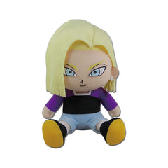 Dragon Ball Super Android 18 Sitting 7 Inch Plush Figure - Radar Toys