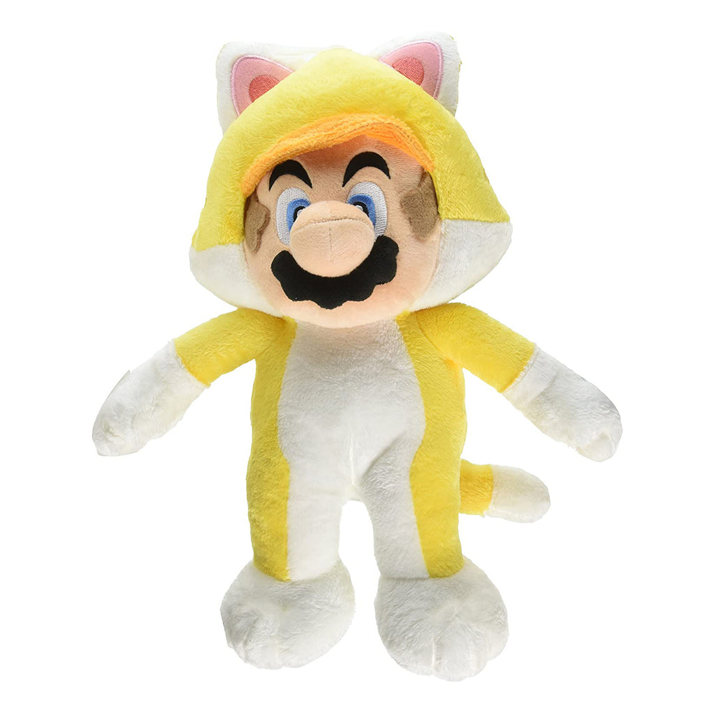 Little Buddy Super Mario Cat Mario 10 Inch Plush