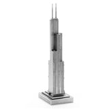 Metal Earth ICONX Willis Tower Model Kit ICX013 - Radar Toys