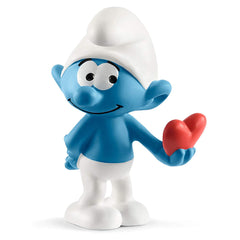 Schleich Smurfs Smurf With Heart Figure 20817 - Radar Toys