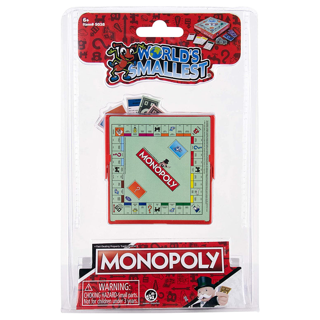 World's Smallest Monopoly Board Game