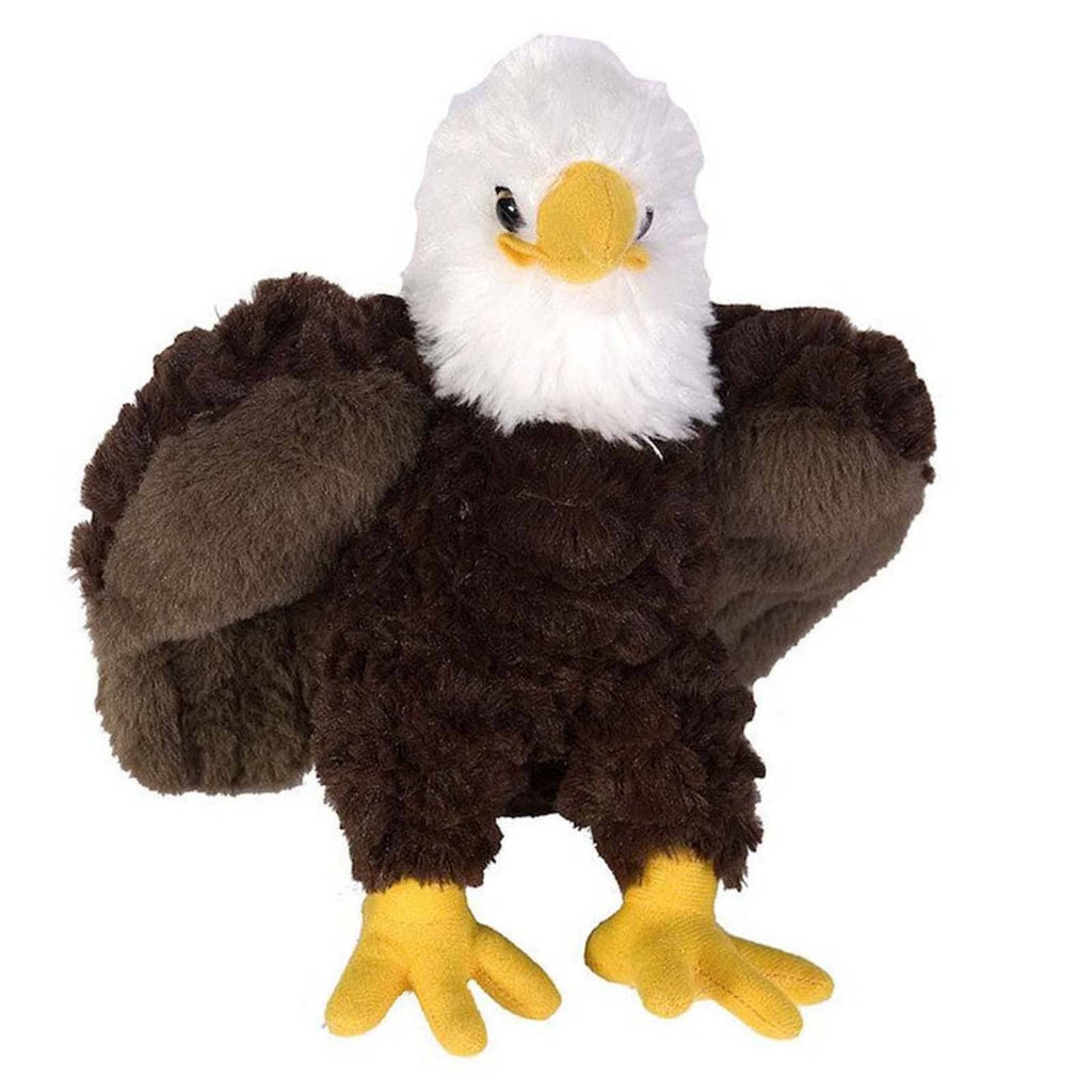 Cuddlekins Mini Bald Eagle 8 Inch Animal Plush Figure - Radar Toys