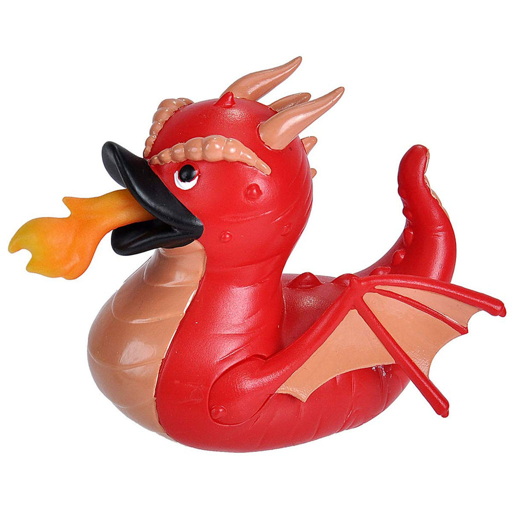 Wild Republic Dragon Red Rubber Duck