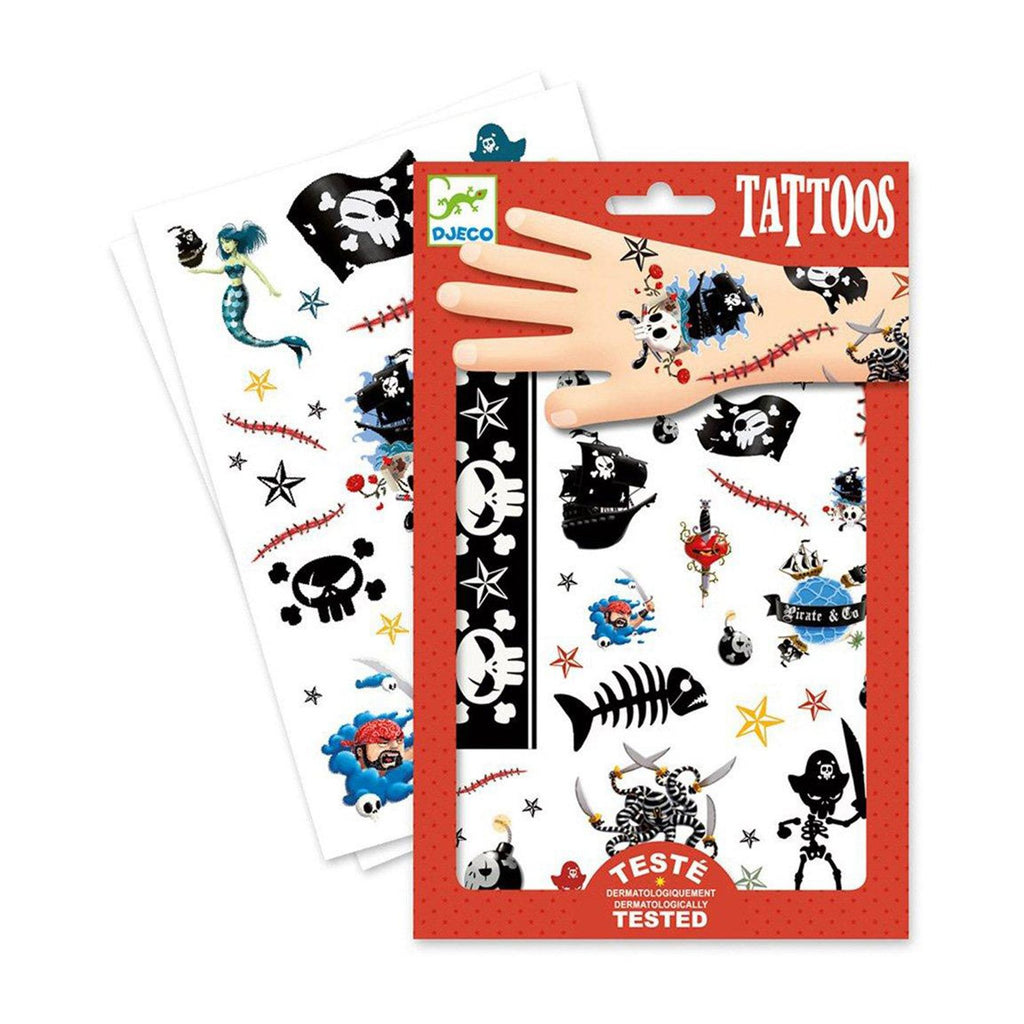 Djeco Pirates Tattoos Set - Radar Toys