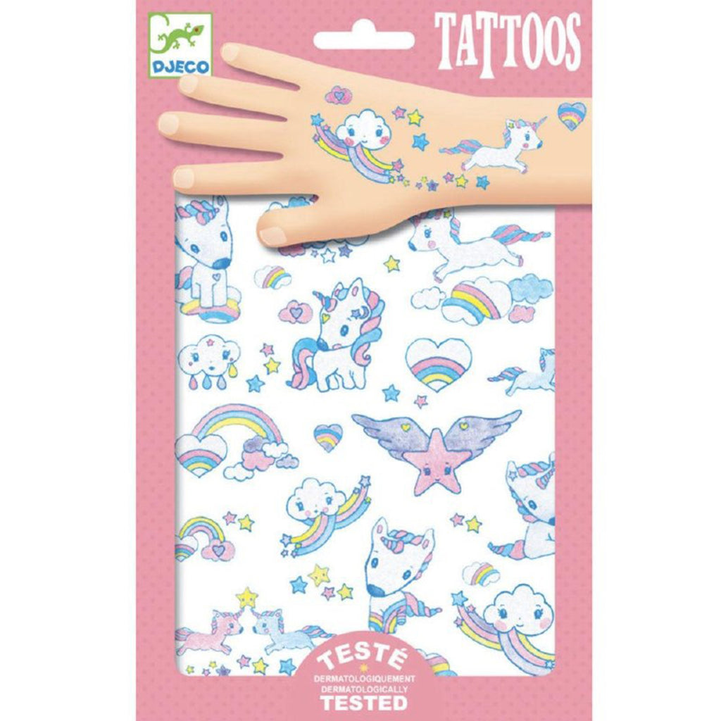 Djeco Unicorns Tattoos Set - Radar Toys