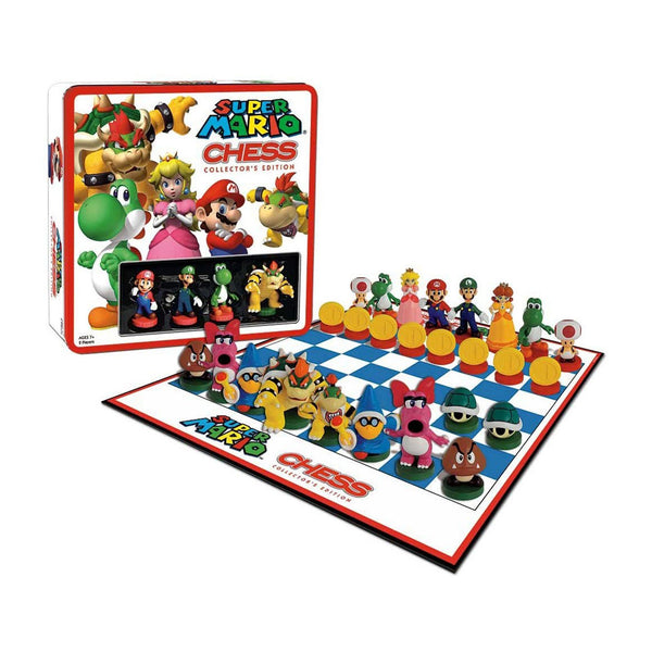 USAopoly Super Mario Collector's Edition Chess Set | Radar Toys