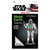 Metal Earth Iconx Star Wars Premium 40th Boba Fett Model Kit - Radar Toys