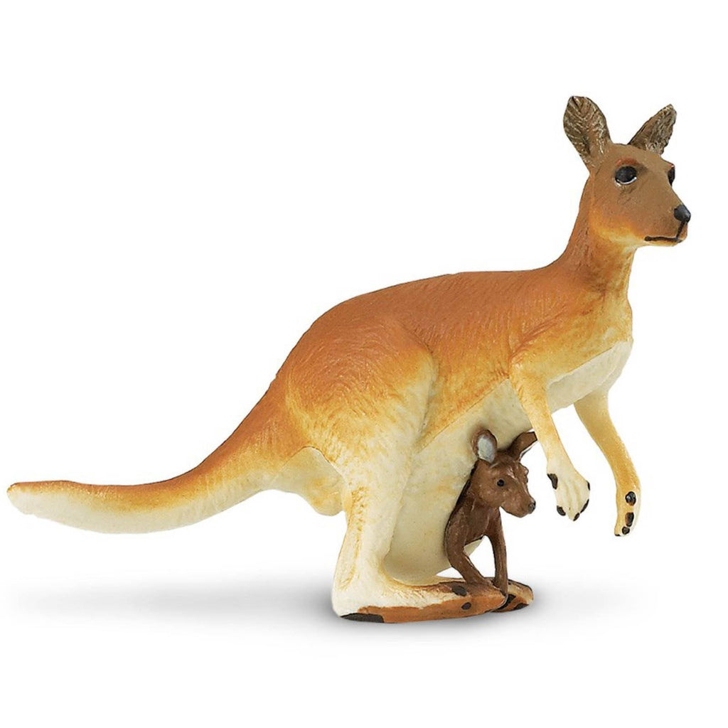 Kangaroo With Baby Wildlife Figure Safari Ltd