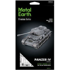 Metal Earth Iconx Panzer IV Steel Model Kit - Radar Toys