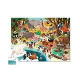 Crocodile Creek Day At The Zoo 48 Piece Puzzle - Radar Toys