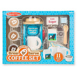 Melissa And Doug Wooden Brew And Serve Coffee Set - Radar Toys